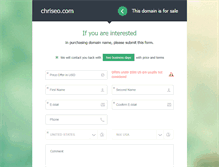 Tablet Screenshot of chriseo.com
